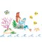 Mermaids Wall Stencil | 2592 by Designer Stencils | Reusable Art Craft Stencils for Painting on Walls, Canvas, Wood | Reusable Plastic Paint Stencil for Home Makeover | Easy to Use & Clean Art Stencil
